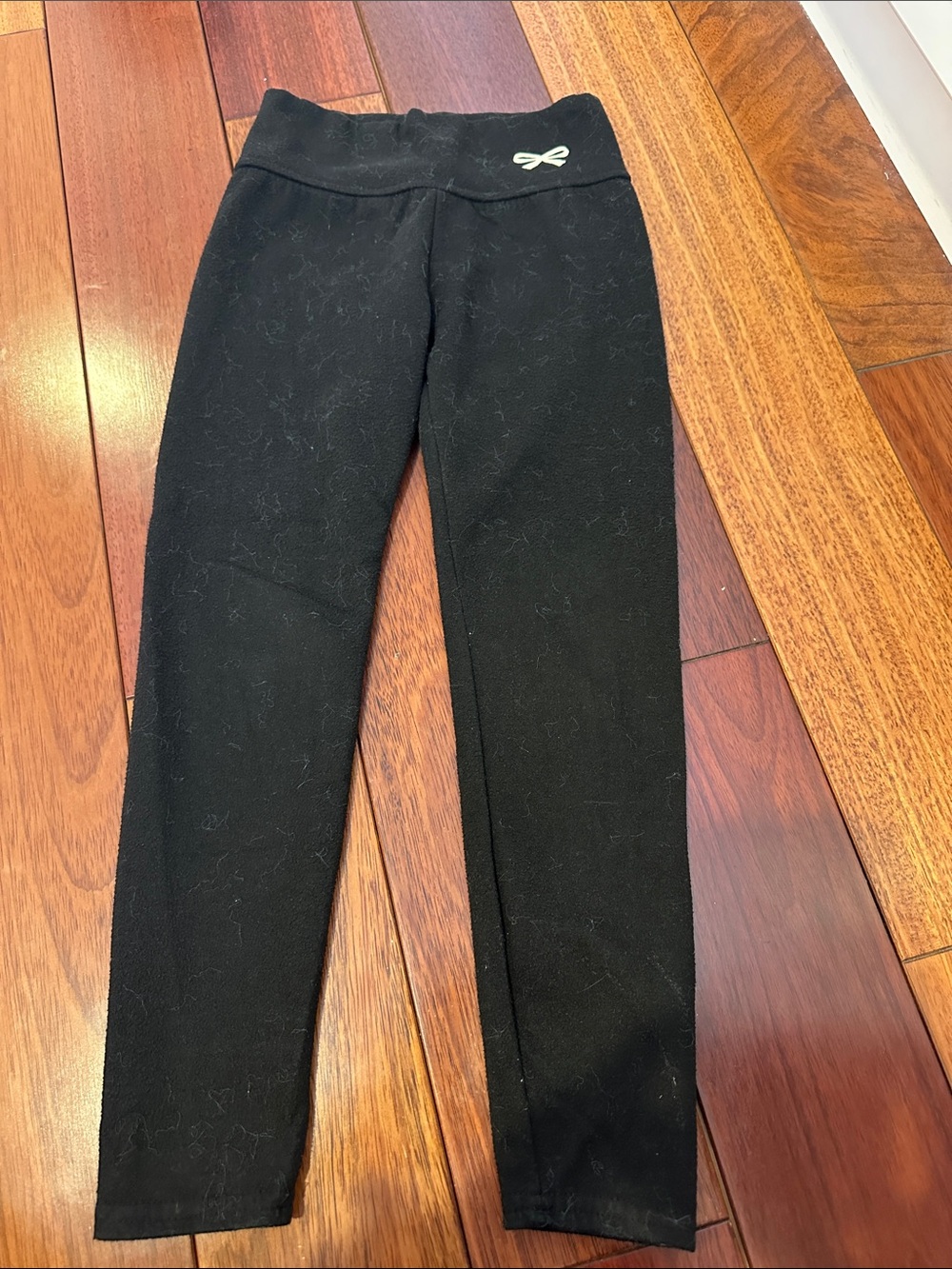 Girls fleece lined leggings